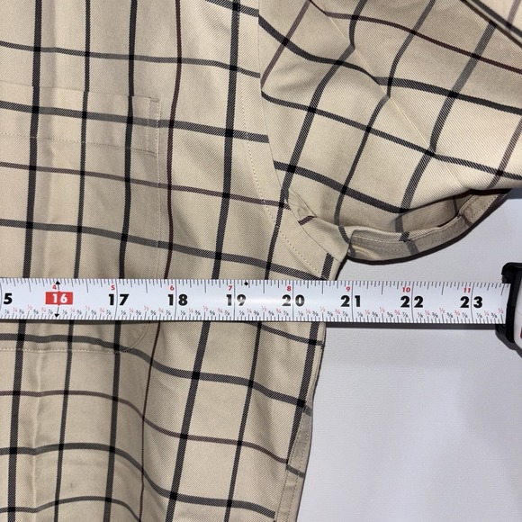 Brooks Brothers 100 Cotton Non Iron Twill Plaid Polo Button Down Shirt S - Picture 5 of 8